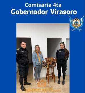 En Virasoro, la policía recuperó una calcha de montura robada